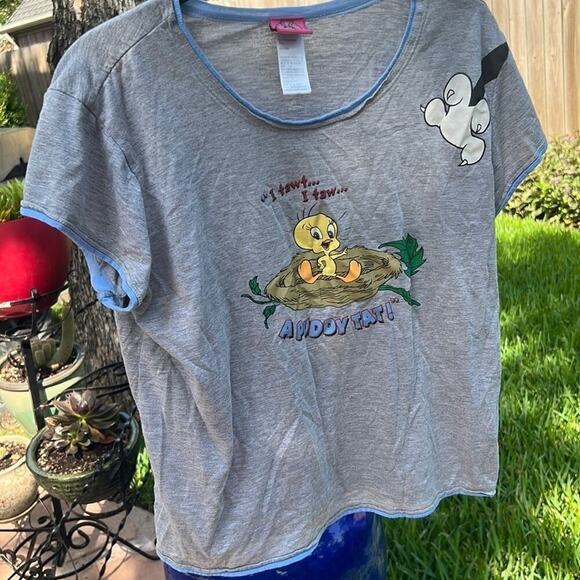 ▶️ Looney Tunes ◀️ Vintage Tweety Bird Shirt. Large - Picture 2 of 12